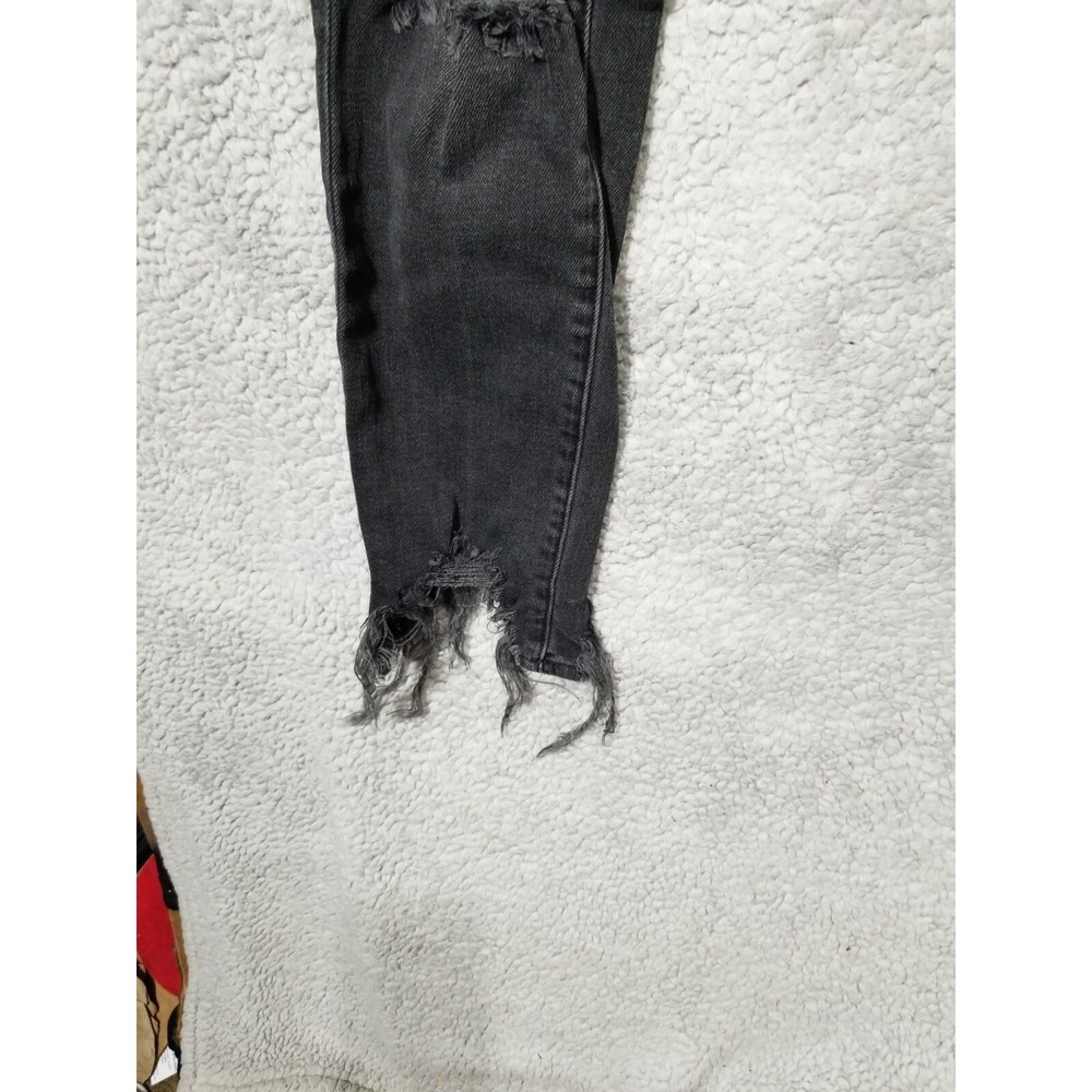 L'agence Destructed Hi‎ Line Raw Hem Straight Leg Jeans Women's 26 Biscuit - Picture 8 of 8